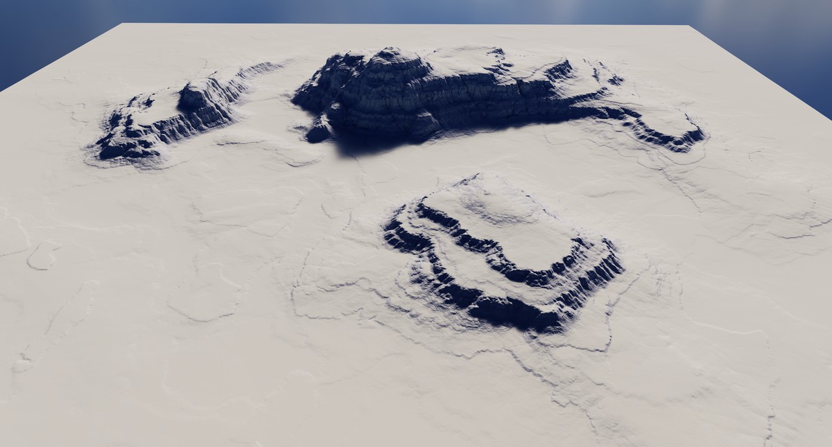 Terraced Canyon Shapes - StampIT!