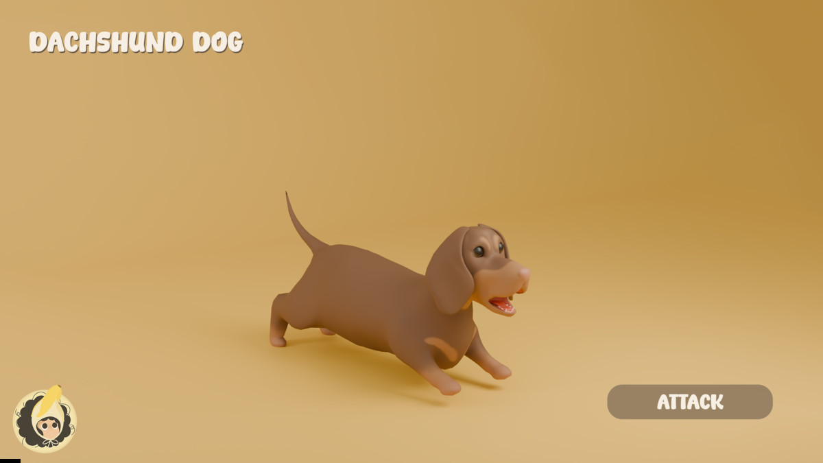 Animated Dachshund Dog