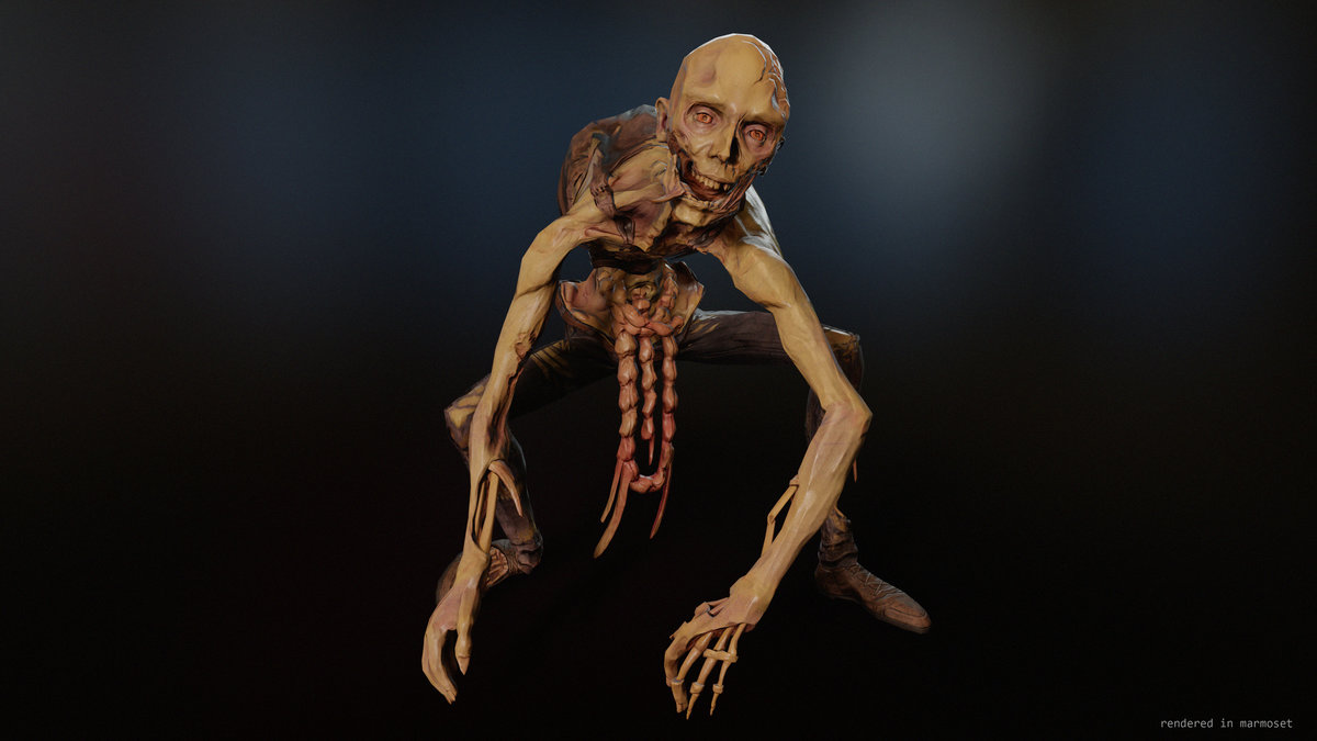 Zombie creepy