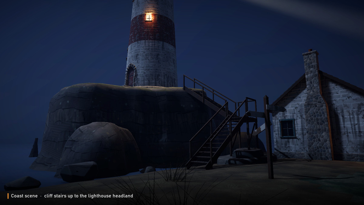 Stylized Haunted Coast - Lighthouse & Fishing Village (URP)