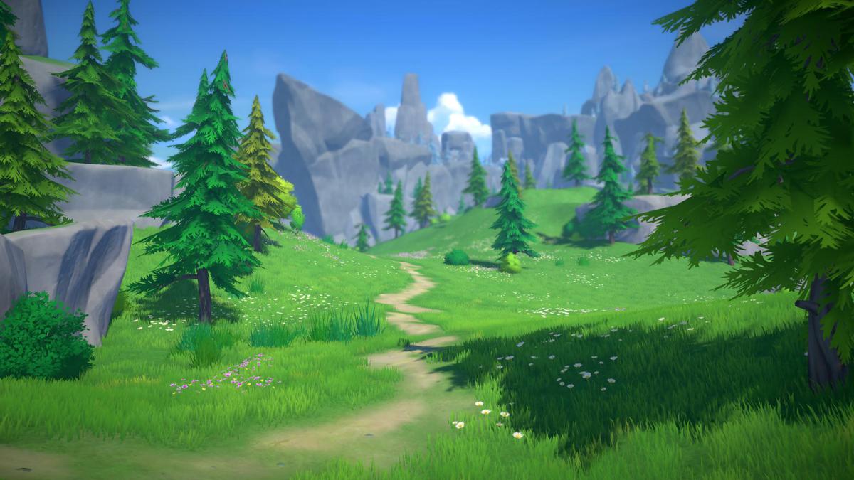 Stylized Snow & Pine Forest