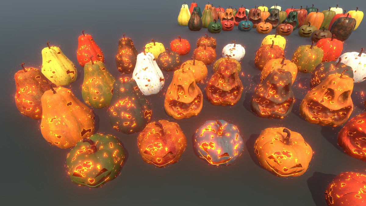 Halloween Pumpkins - Burnable Edition