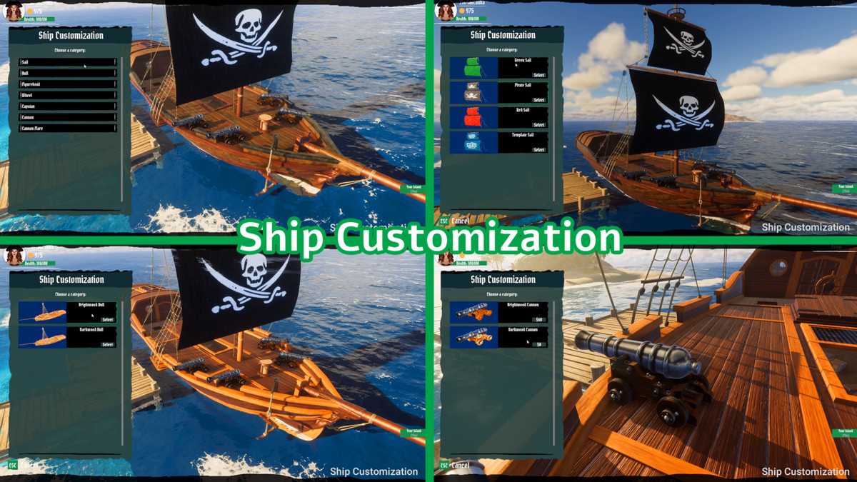 Pirate Multiplayer Game Template (MMO)