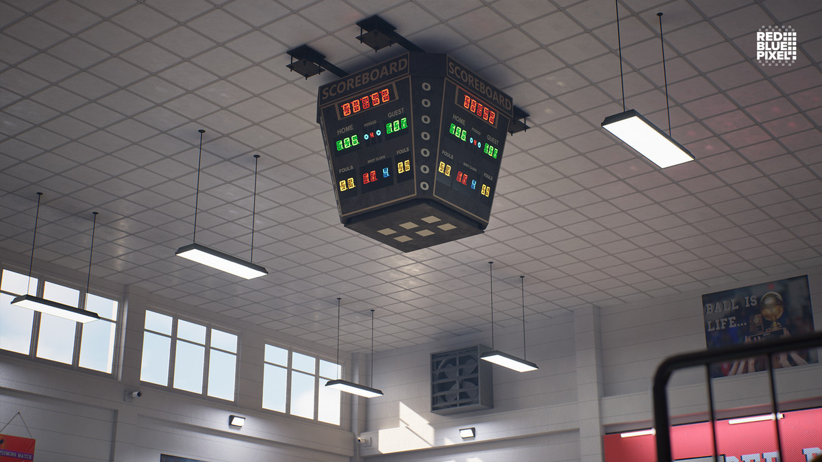 Indoor Basketball Arena