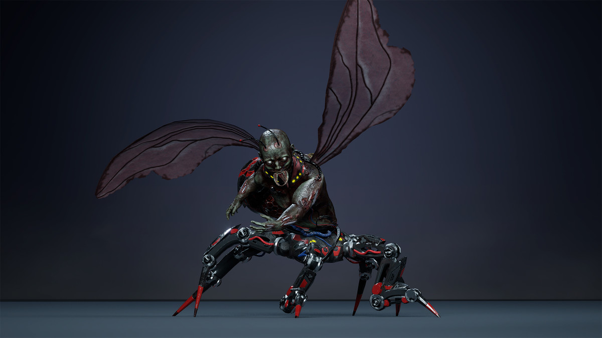 Fantasy Cyborg Mosquito