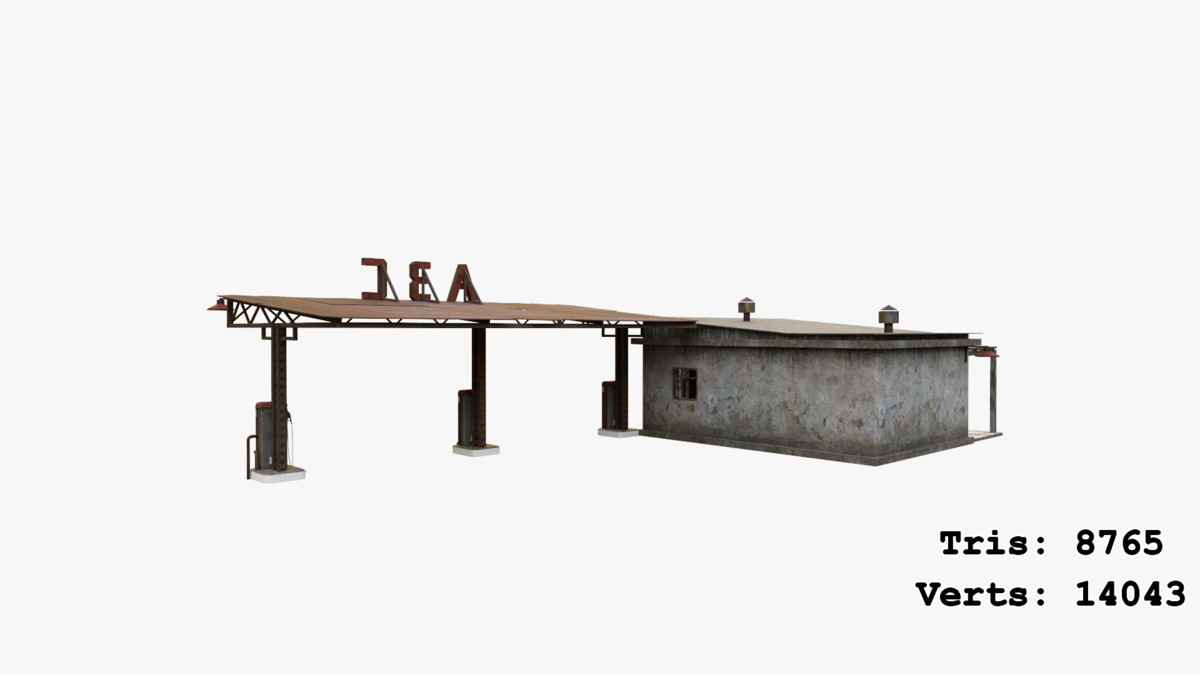 Abandoned Apocalyptic Buildings Mega Pack