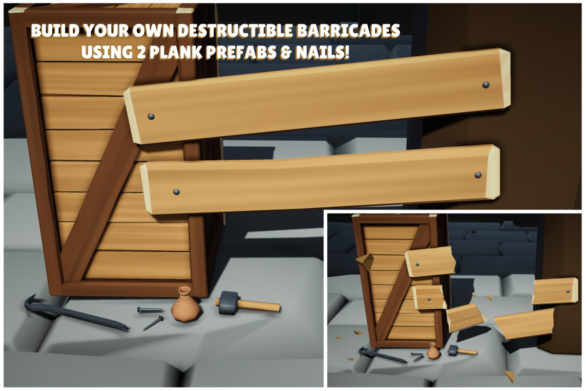 Stylized Interactive Prop System: Break, Open & Loot