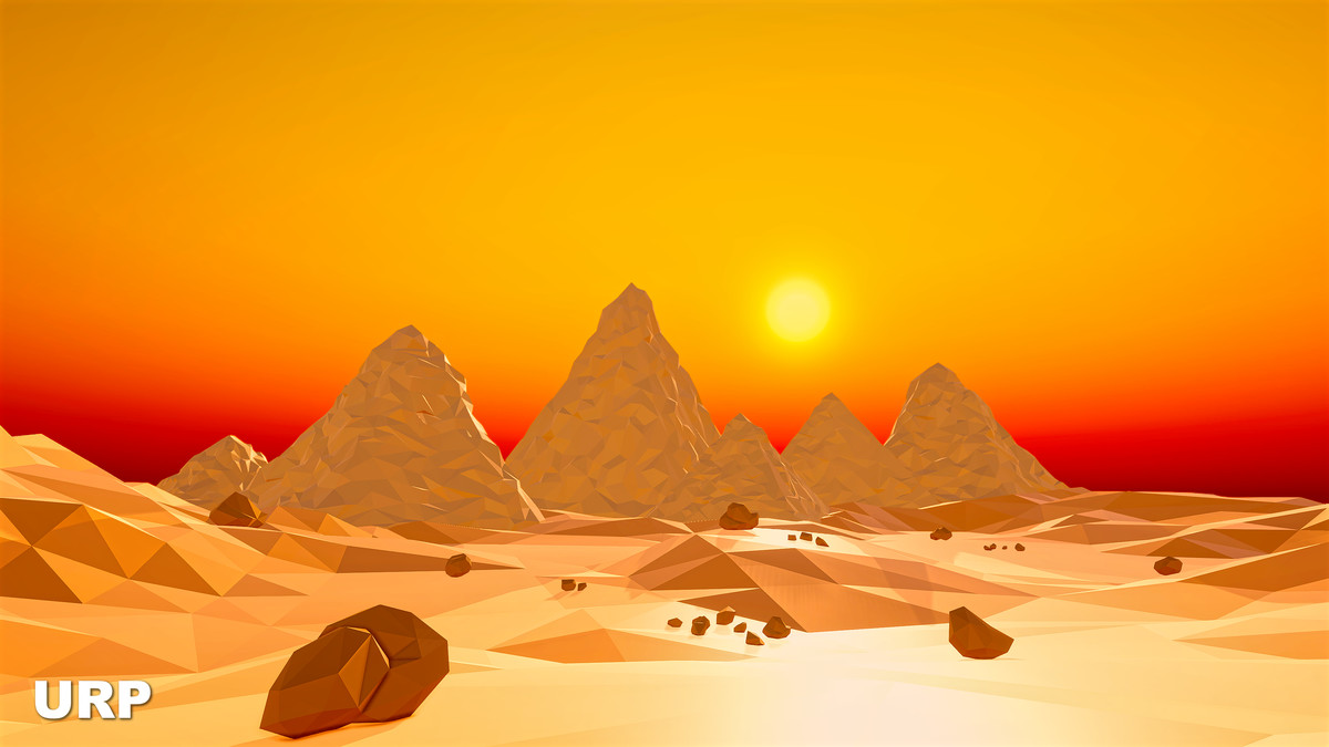 Low Poly Desert Egypts