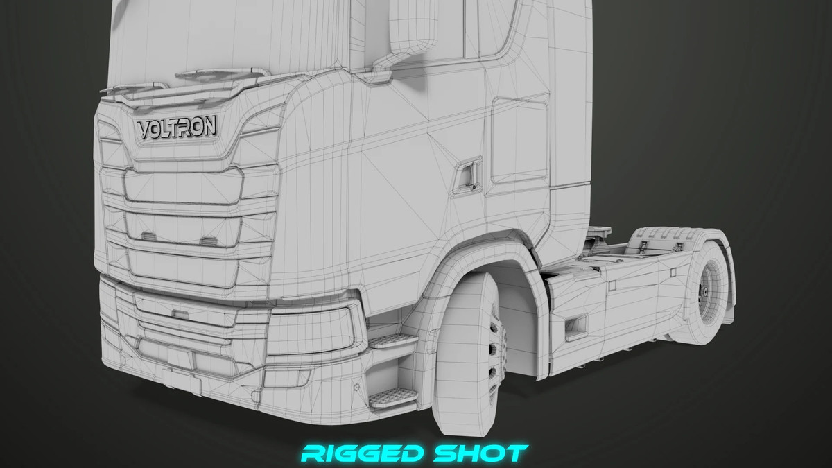 Heavy Truck 6 Chassis Collection URP HDRP Textures