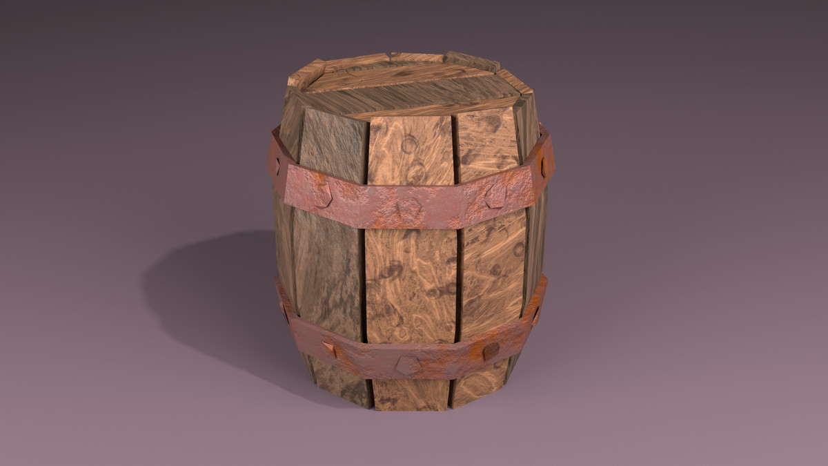 PBR Wooden Containers for 3D Breakables Core Pack