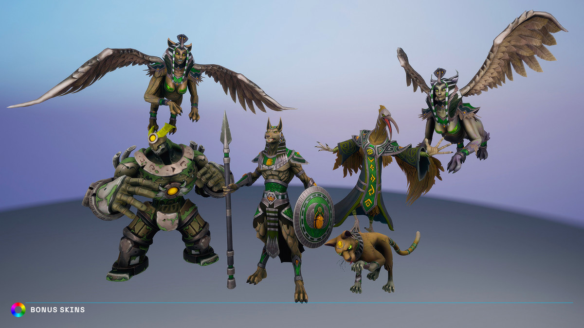 Stylized Egyptian Fantasy Characters Pack