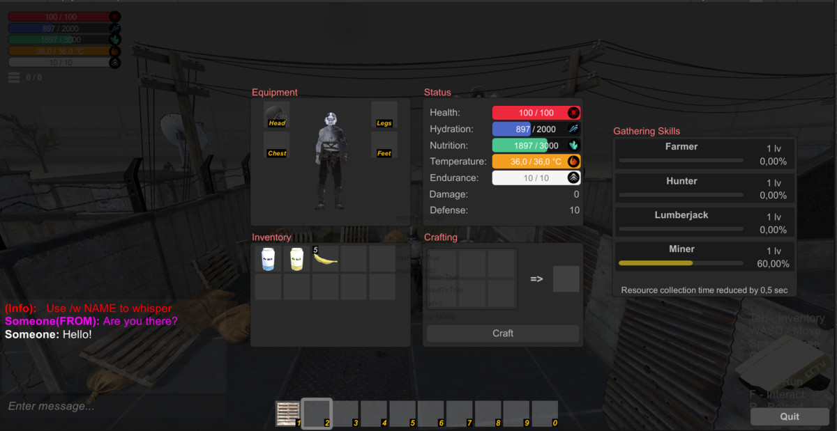 Gathering Resource for uSurvival