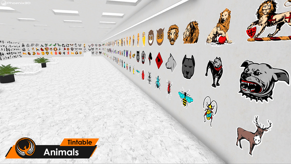 P3D: Mega Decal Textures (3500+ for Walls, Cars, and Level Design)