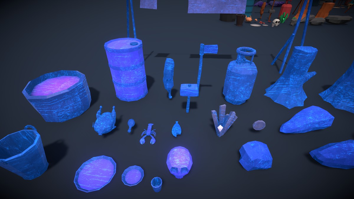 Frozen Poly Props (Lowpoly)