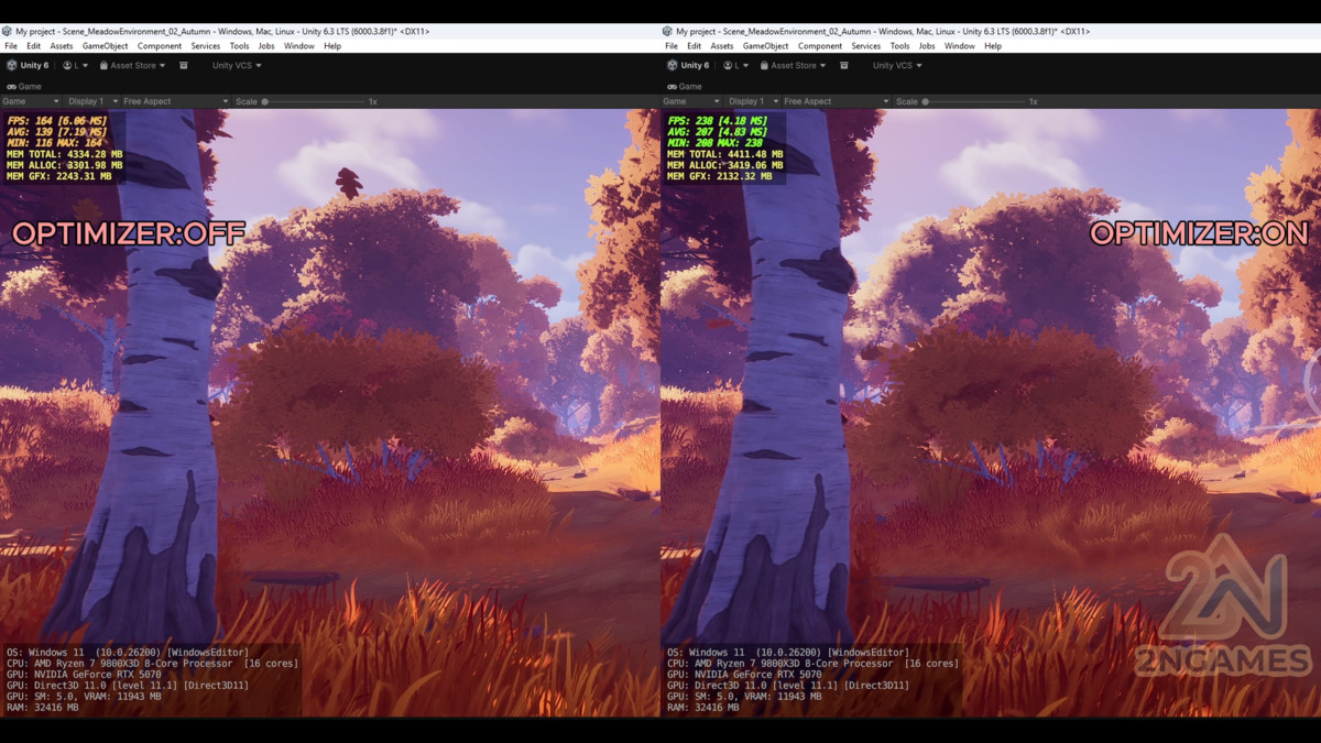2NGAMES GPU INSTANCER / FPS OPTİMİZER