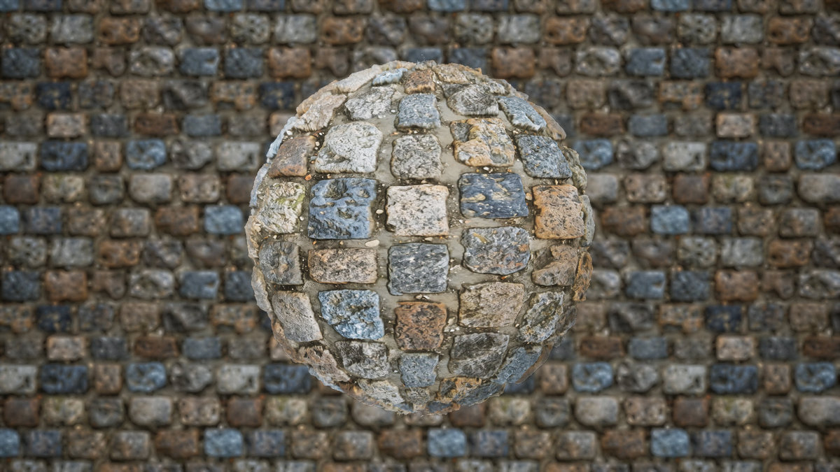 Realistic Materials - Cobblestone 1