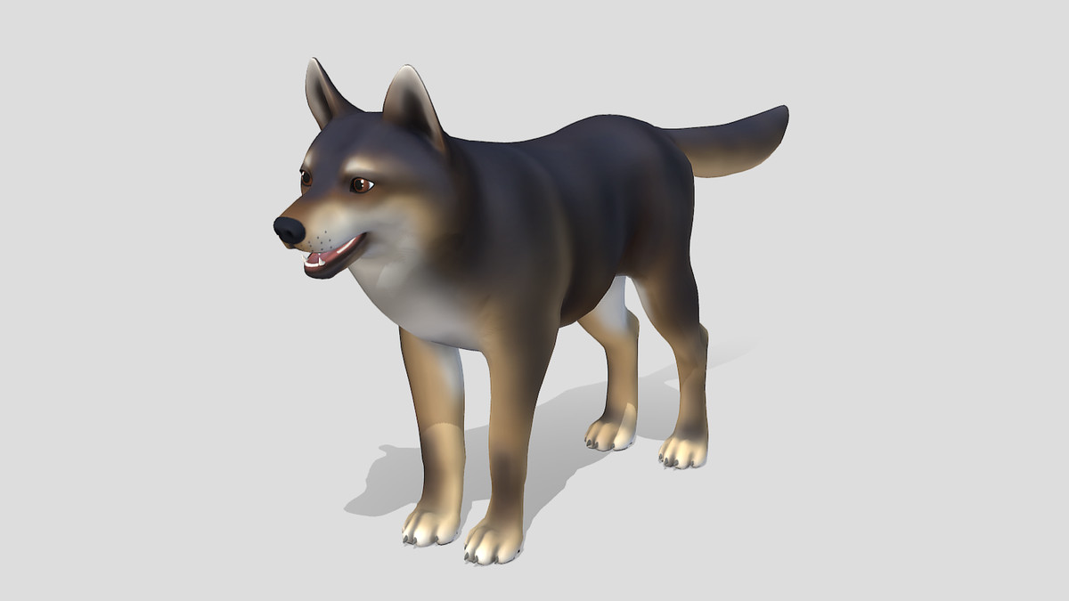 Cartoon - Wolf