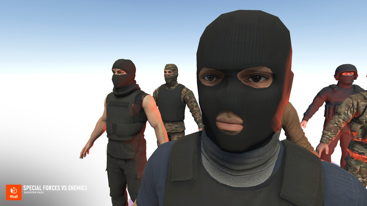 Special Forces vs Enemies – Shooter pack