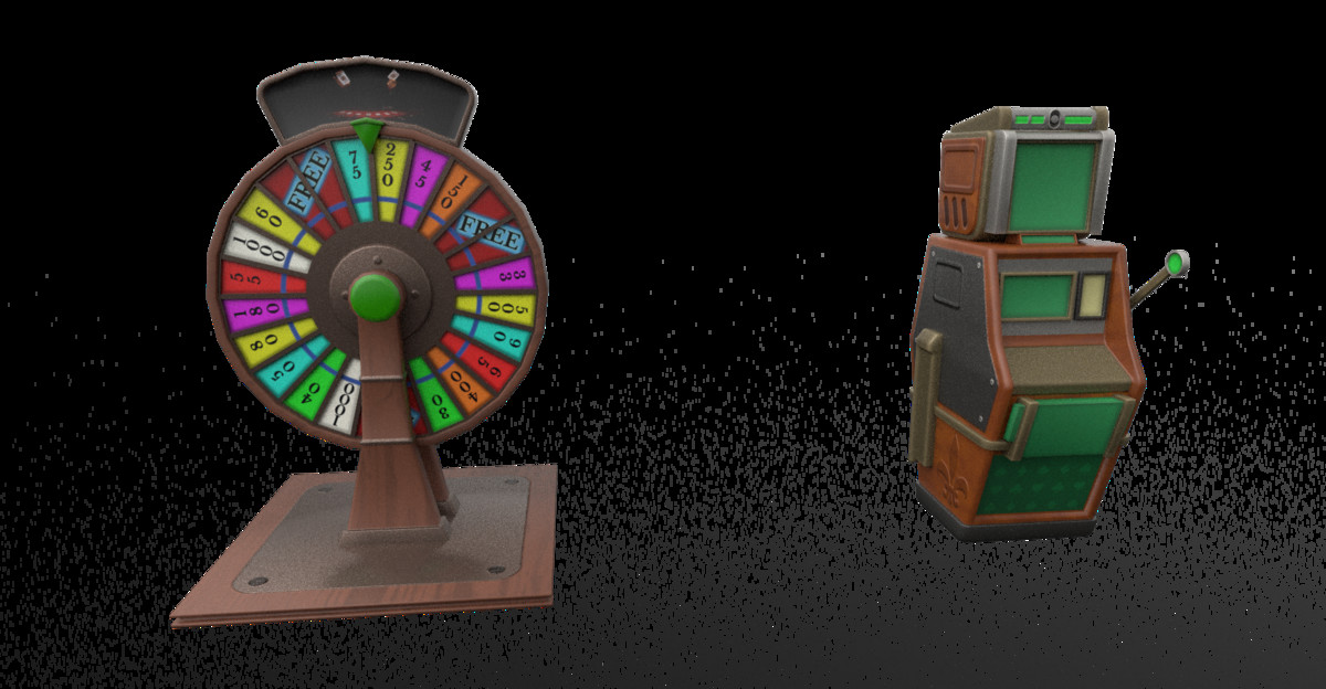 Stylized Casino Game Pack - Low Poly Props