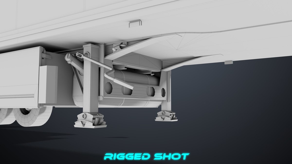 Refrigerator Trailer 05 URP HDRP Textures