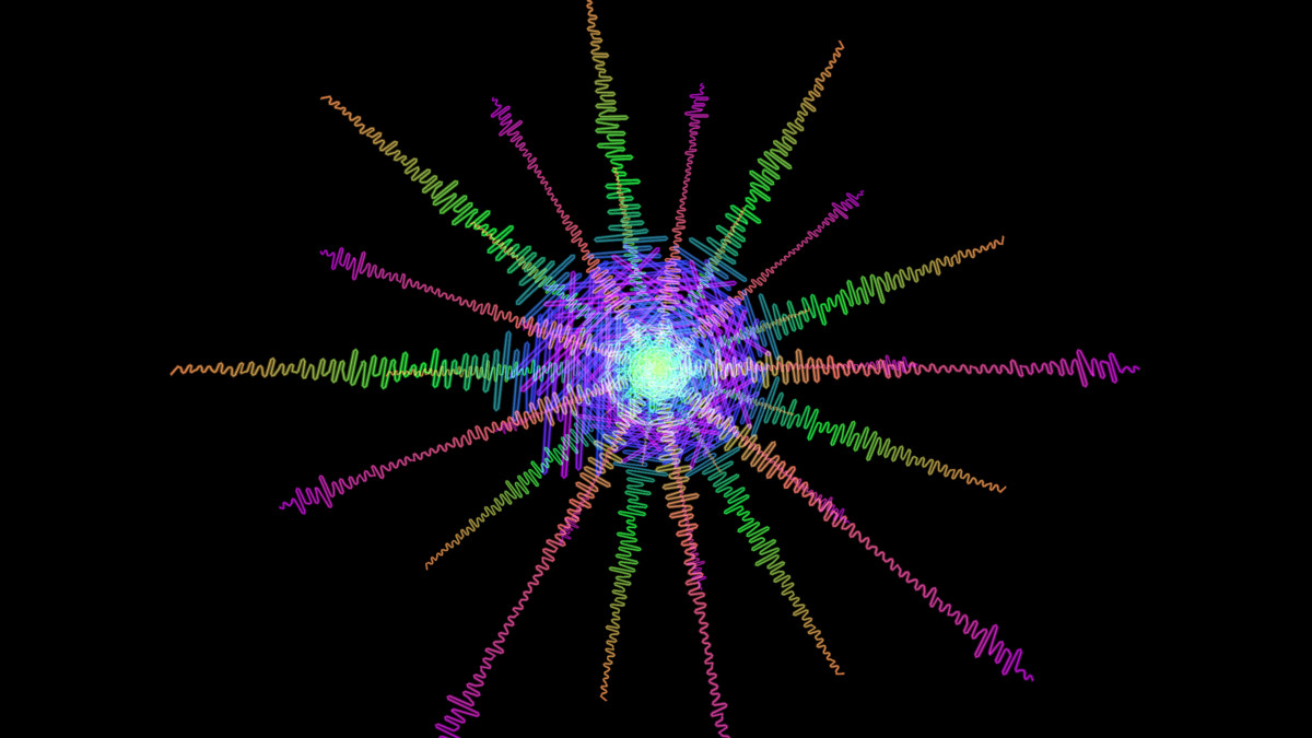 Audio Visualizer Spiral