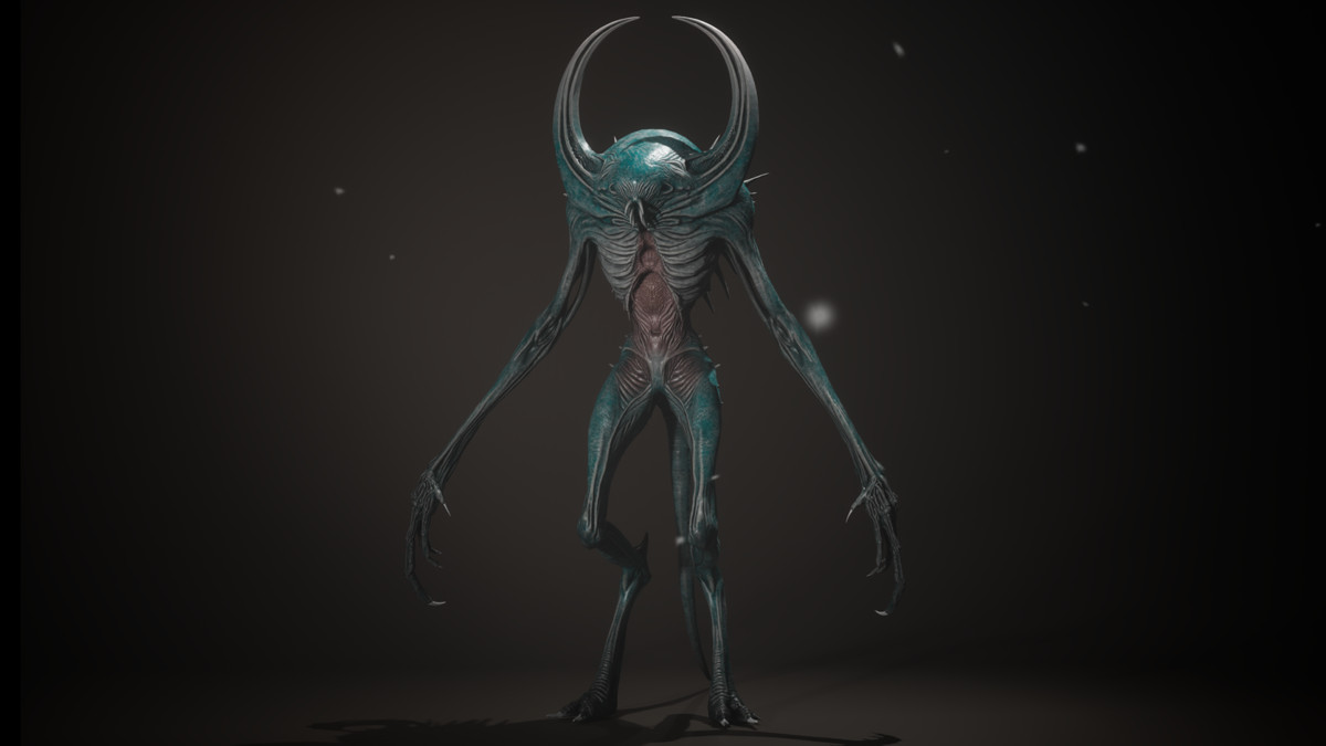 Crescent Horn Horror - Humanoid Creature 3
