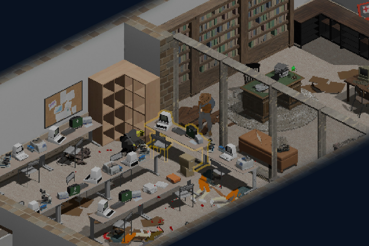 Zombie Interior - HD Isometric Tileset