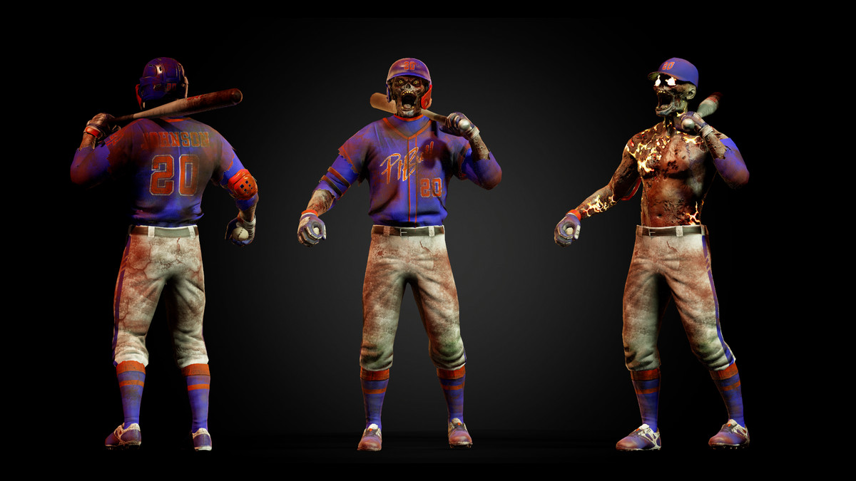 BASEBALL PLAYER ZOMBIE