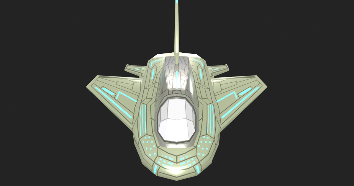 Sci-Fi Stylized Fighter Jet 3D pack