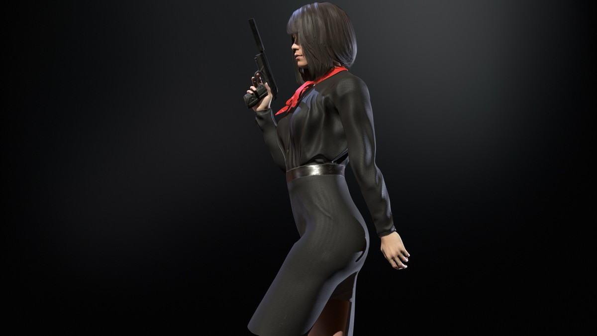Asian Office girl