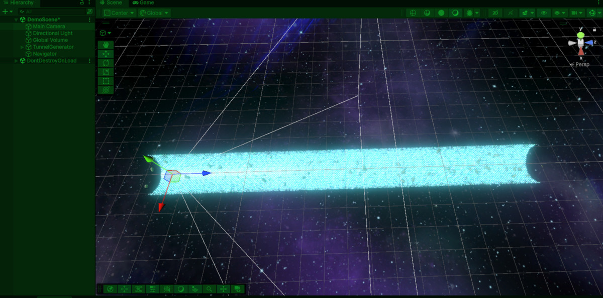 Infinite tunnel generator