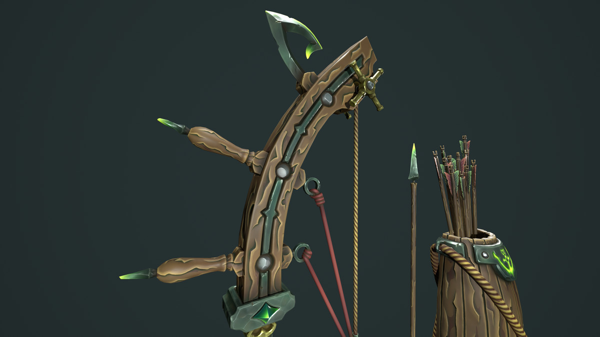 Pirate bow quiver arrow