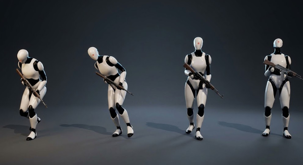 Female Rifle Movement Animation
