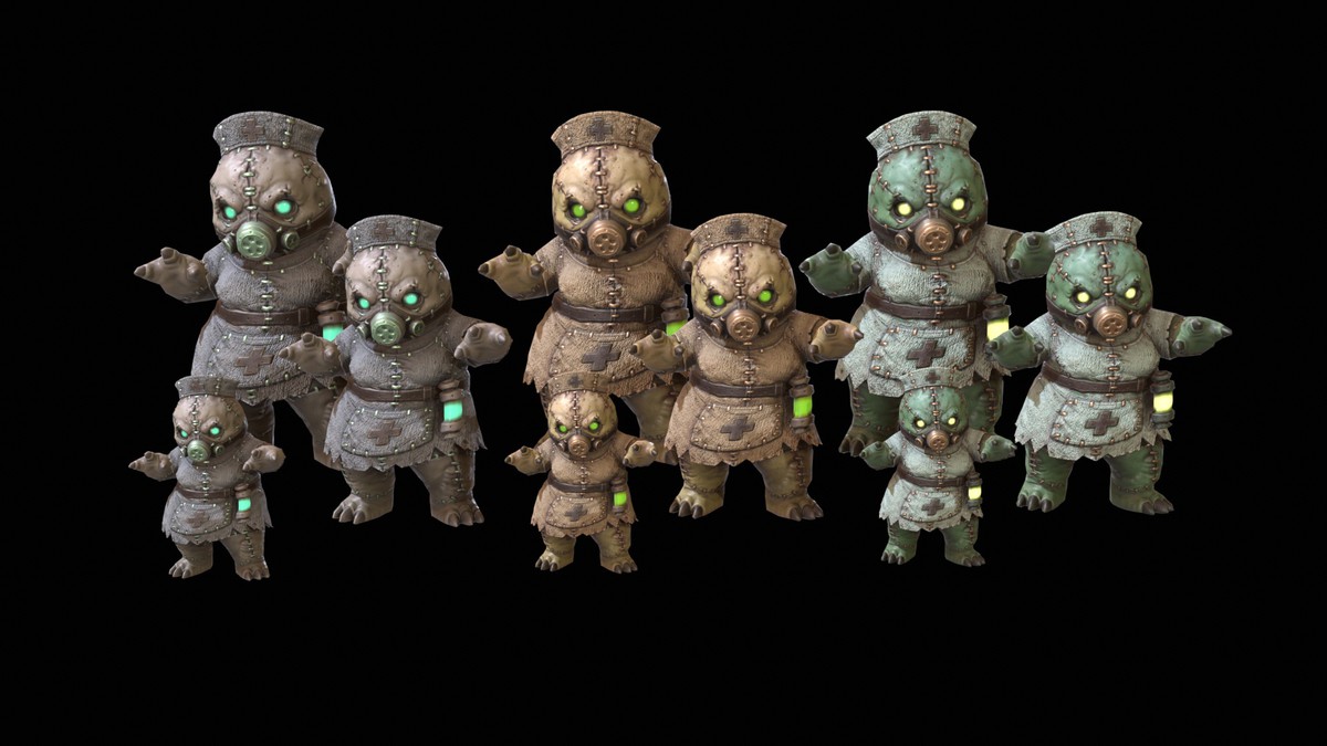 Chibi Necro Zombie Nurse