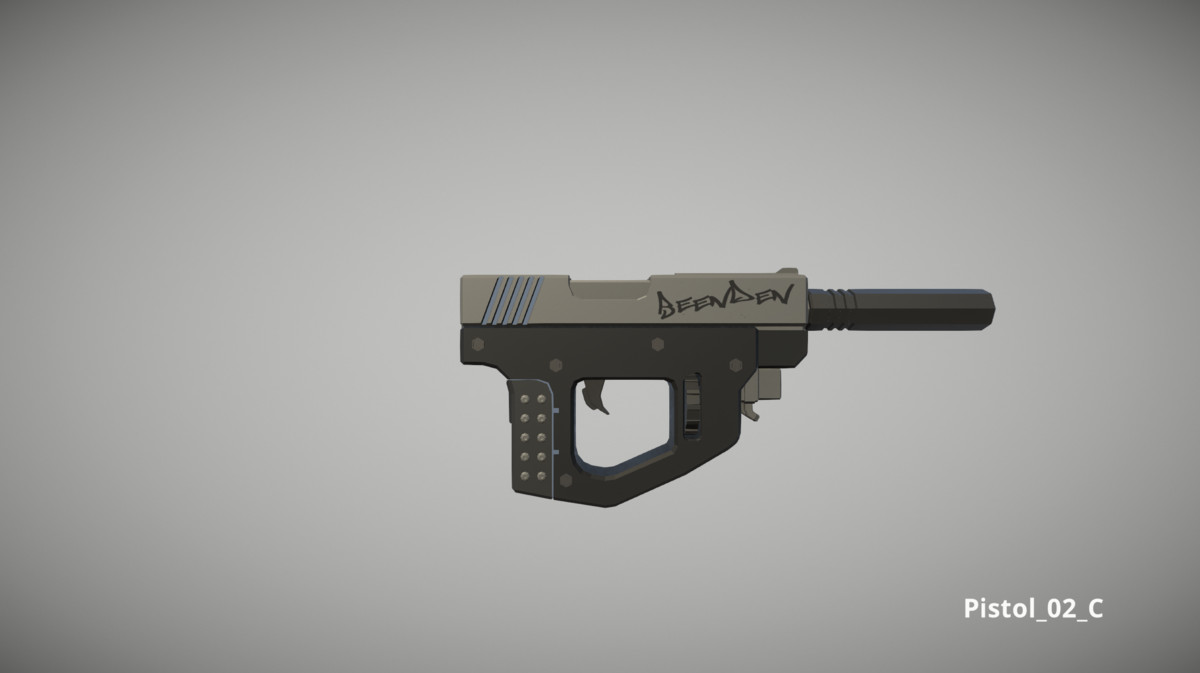 Cyberpunk Armory - Low Poly