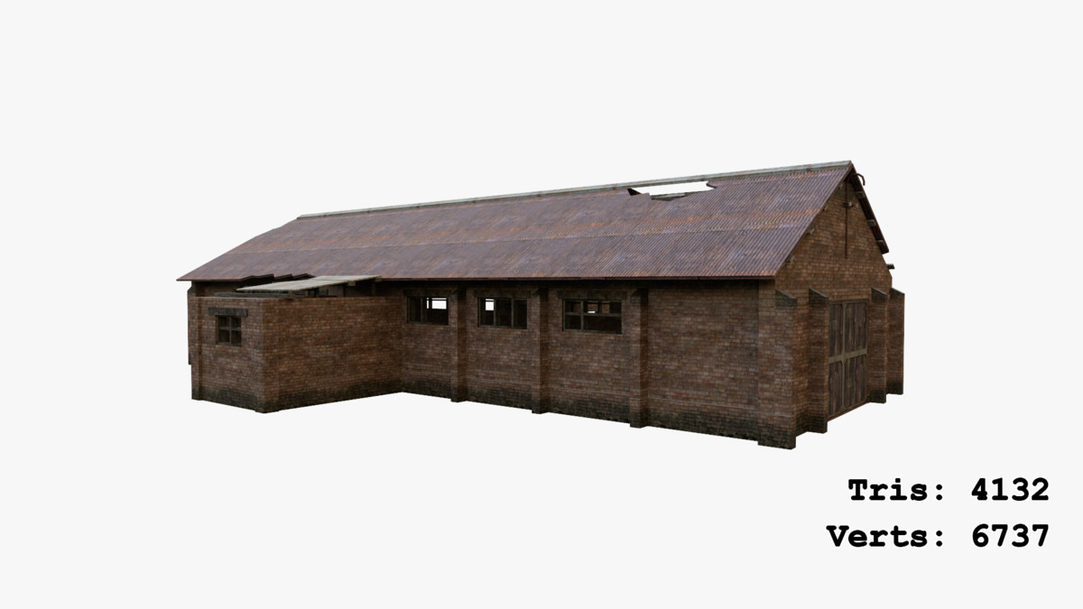 Abandoned Apocalyptic Buildings Mega Pack