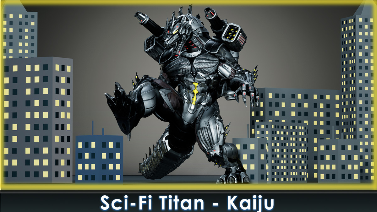 Sci-Fi Gorilla vs Kaiju - pack