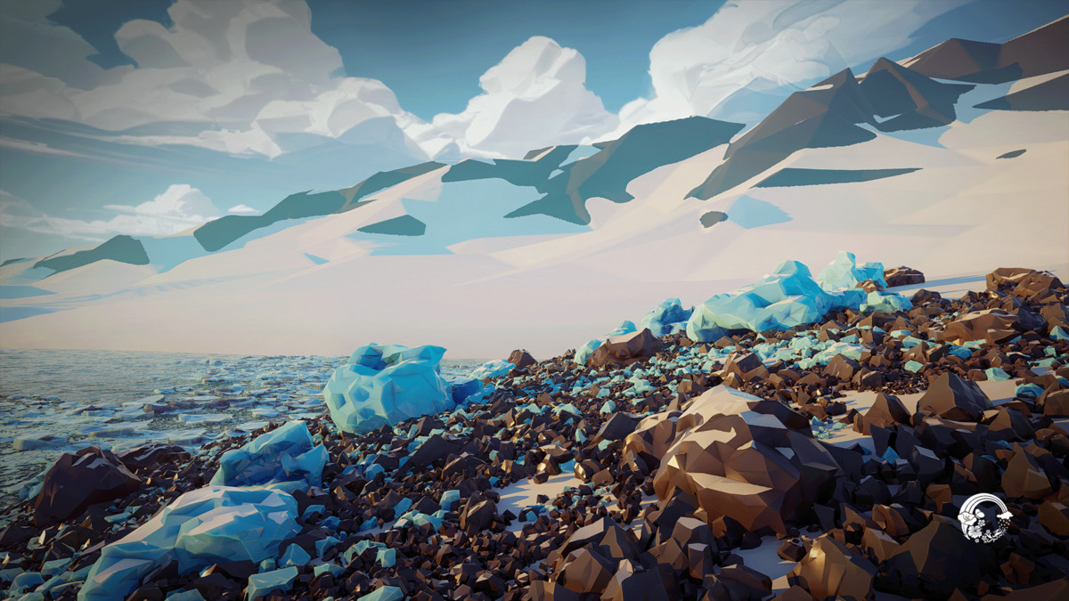 Arctic Landscape Polygonal