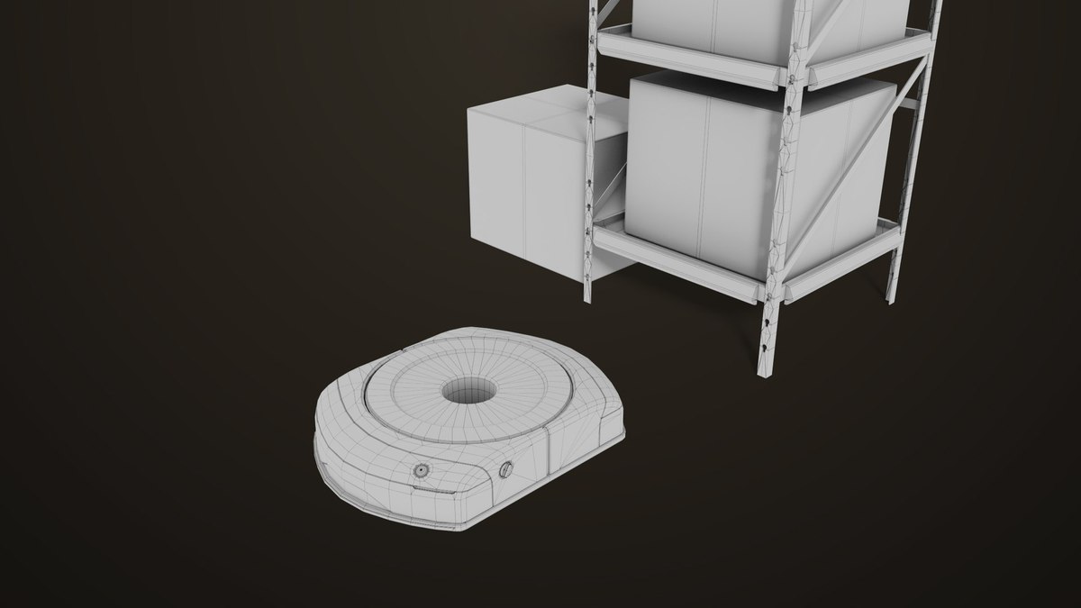 Warehouse Orange Robot Generic URP HDRP Textures