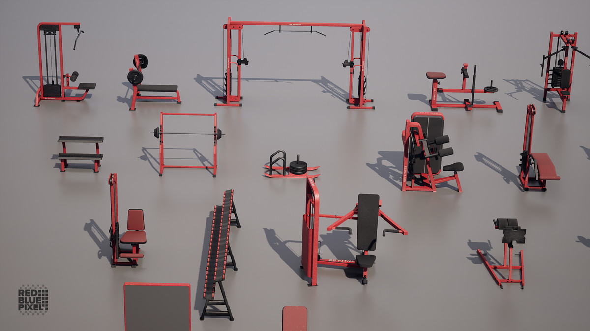 Modern Gym Equipment