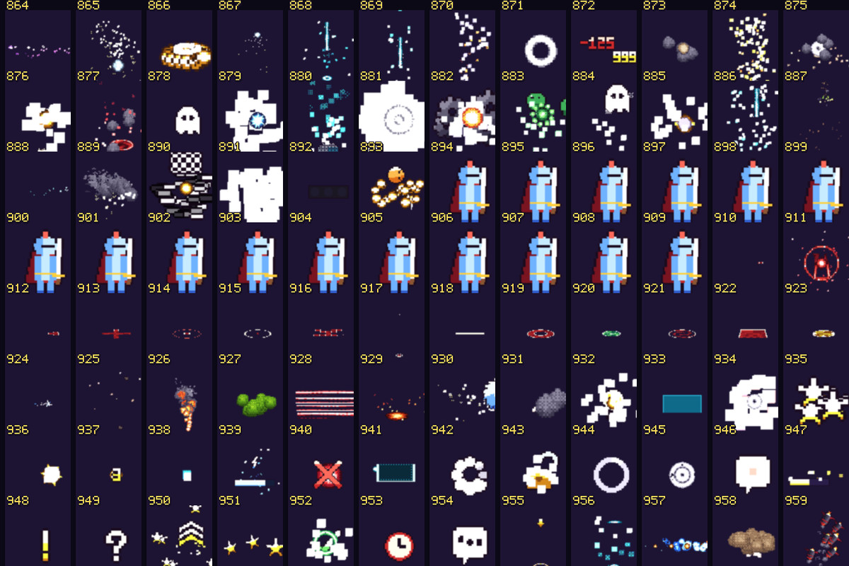 Pixel VFX Mega Pack — 1000 Pixel Art Effects