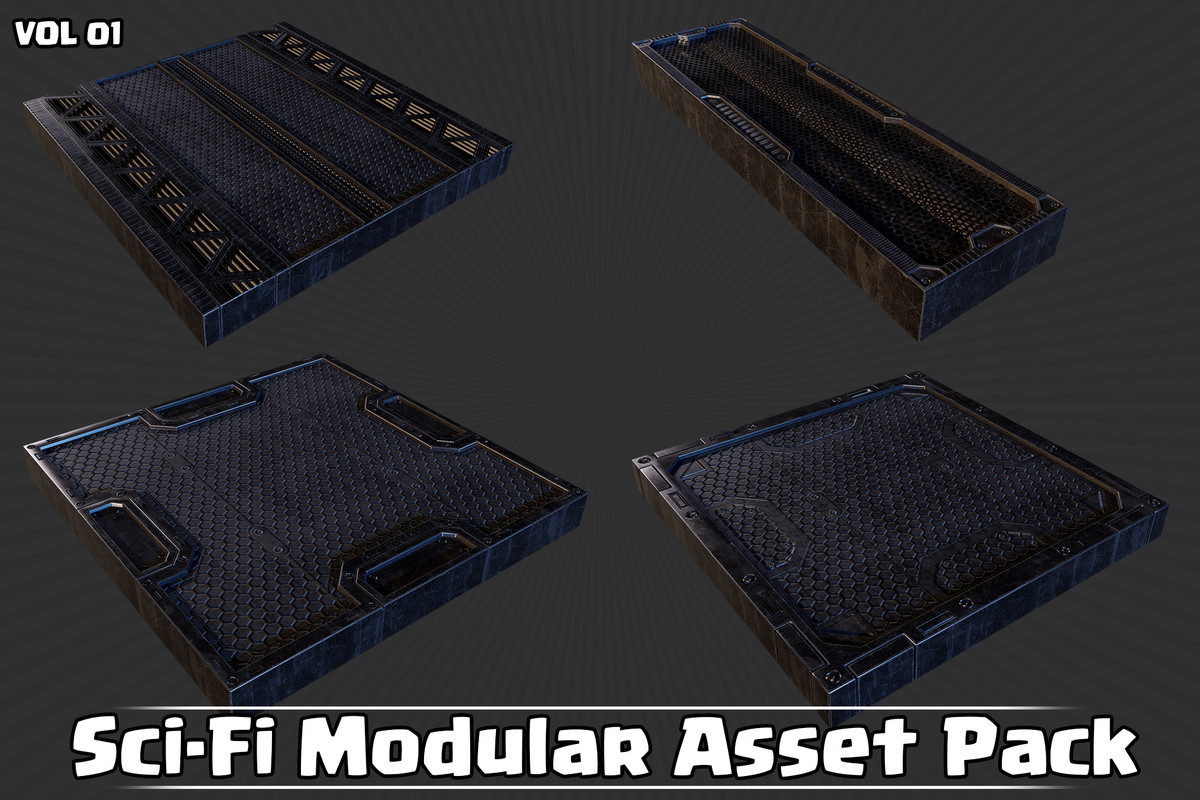 Sci-Fi Modular Assets