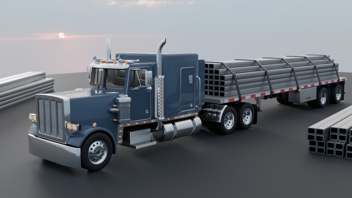 Realistic American Semi Truck Collection – 7 in 1 Pack