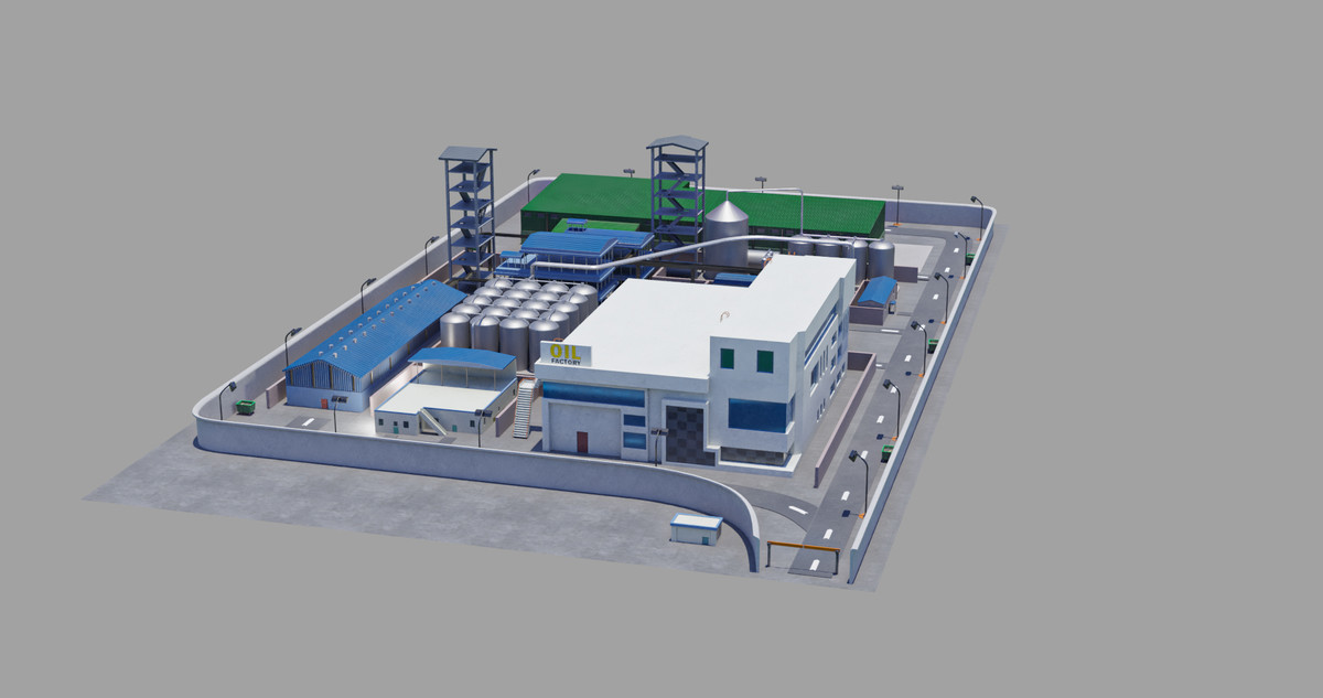 Factory Warehouse Exterior and Interior URP and HDRP Textures