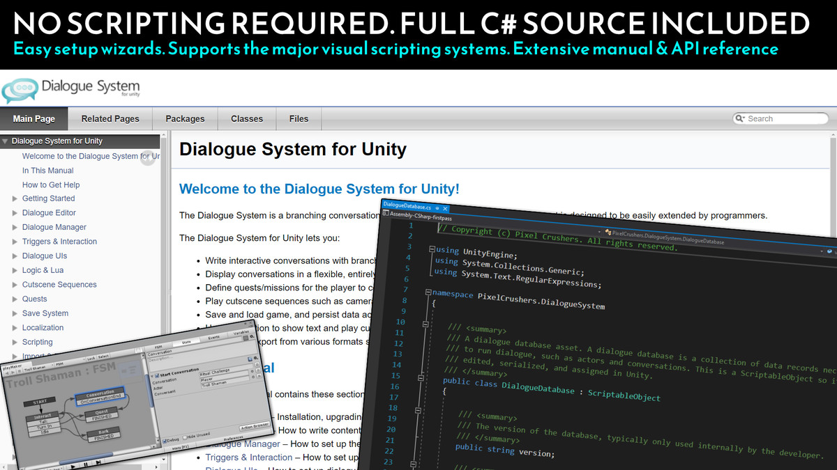 Pixel Crushers Narrative Bundle: Dialogue System, Quest Machine, Love/Hate