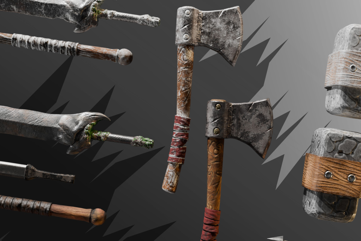 Medieval Fantasy Weapons Pack – Melee & Ranged