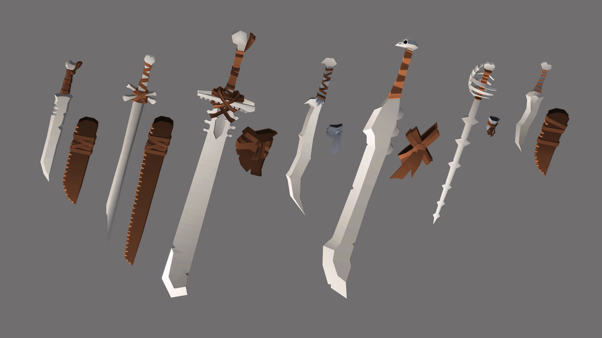 Low-Poly Medieval Fantasy - Advanced Weapons
