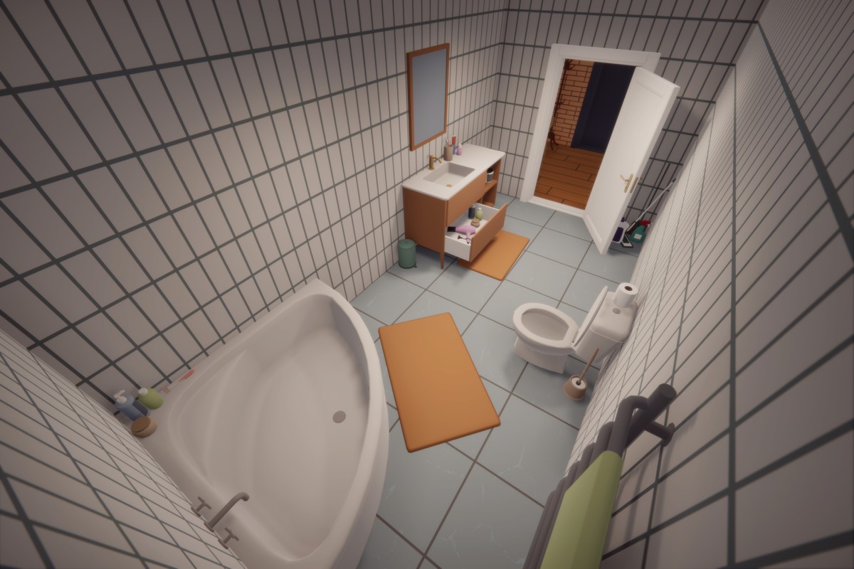 Low Poly Apartment Interior & Exterior