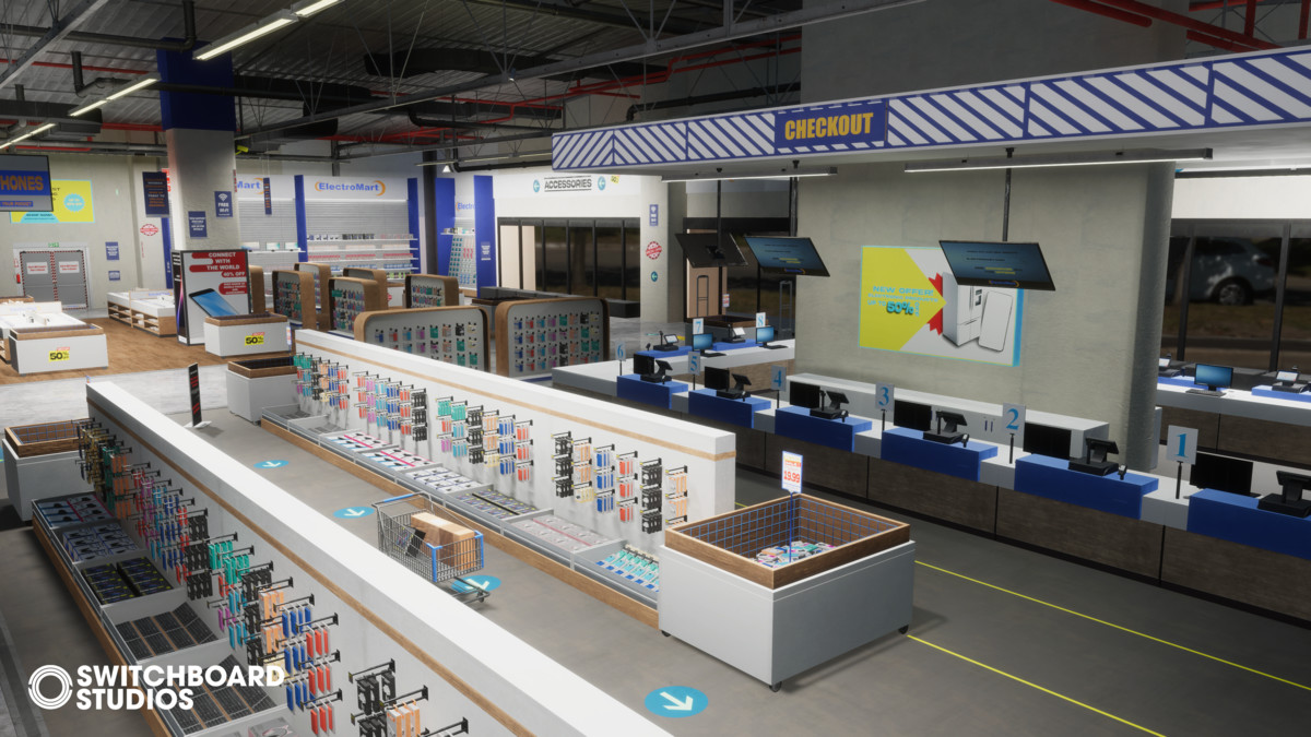 Electronics Mega Store Modular Environment