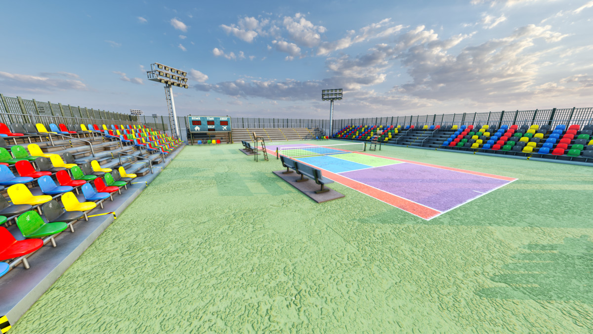 Modular Tennis Soccer Basketball Sport Court